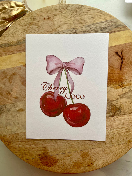 ⭐️ Illustration " Cherry coco "