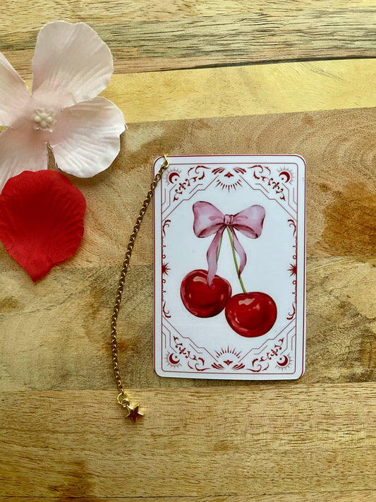 ⭐️ Marque page " Cerise d'été "