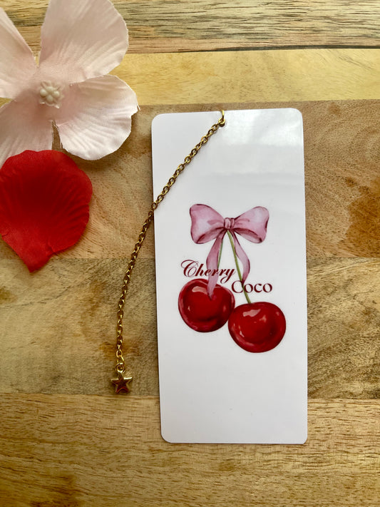 ⭐️ Marque page " Cherry coco "