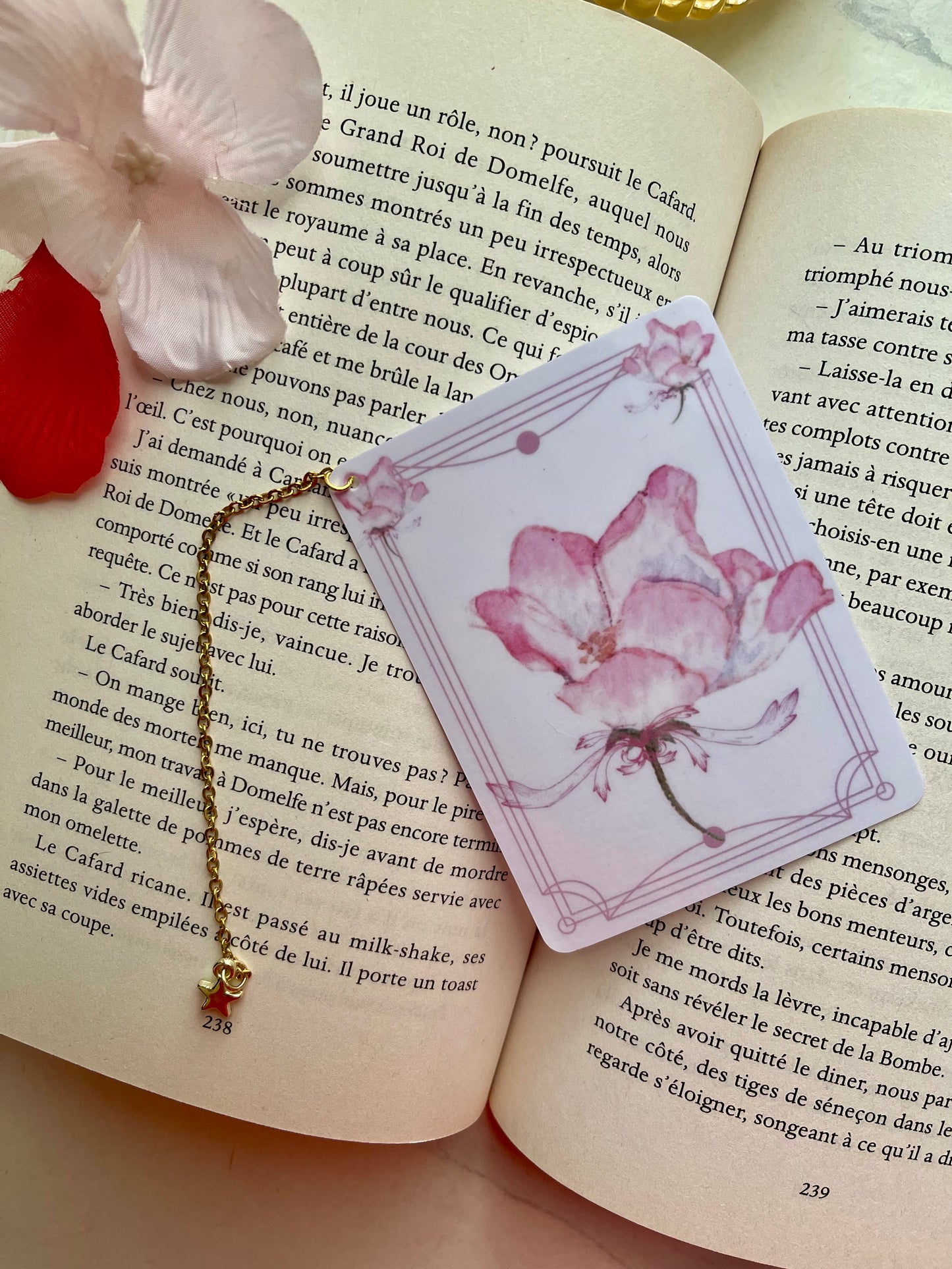 ⭐️ Marque page " La danseuse rosée "