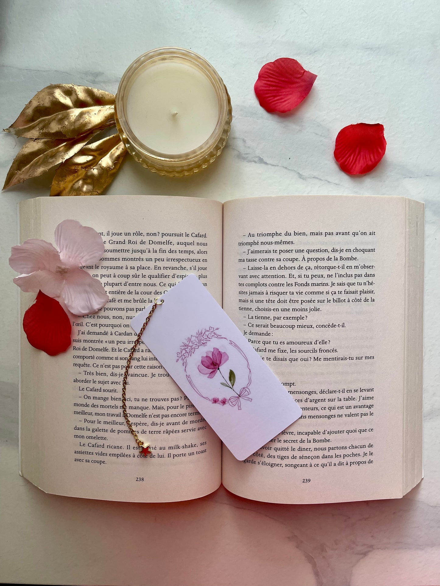 ⭐️ Marque page " Violette "