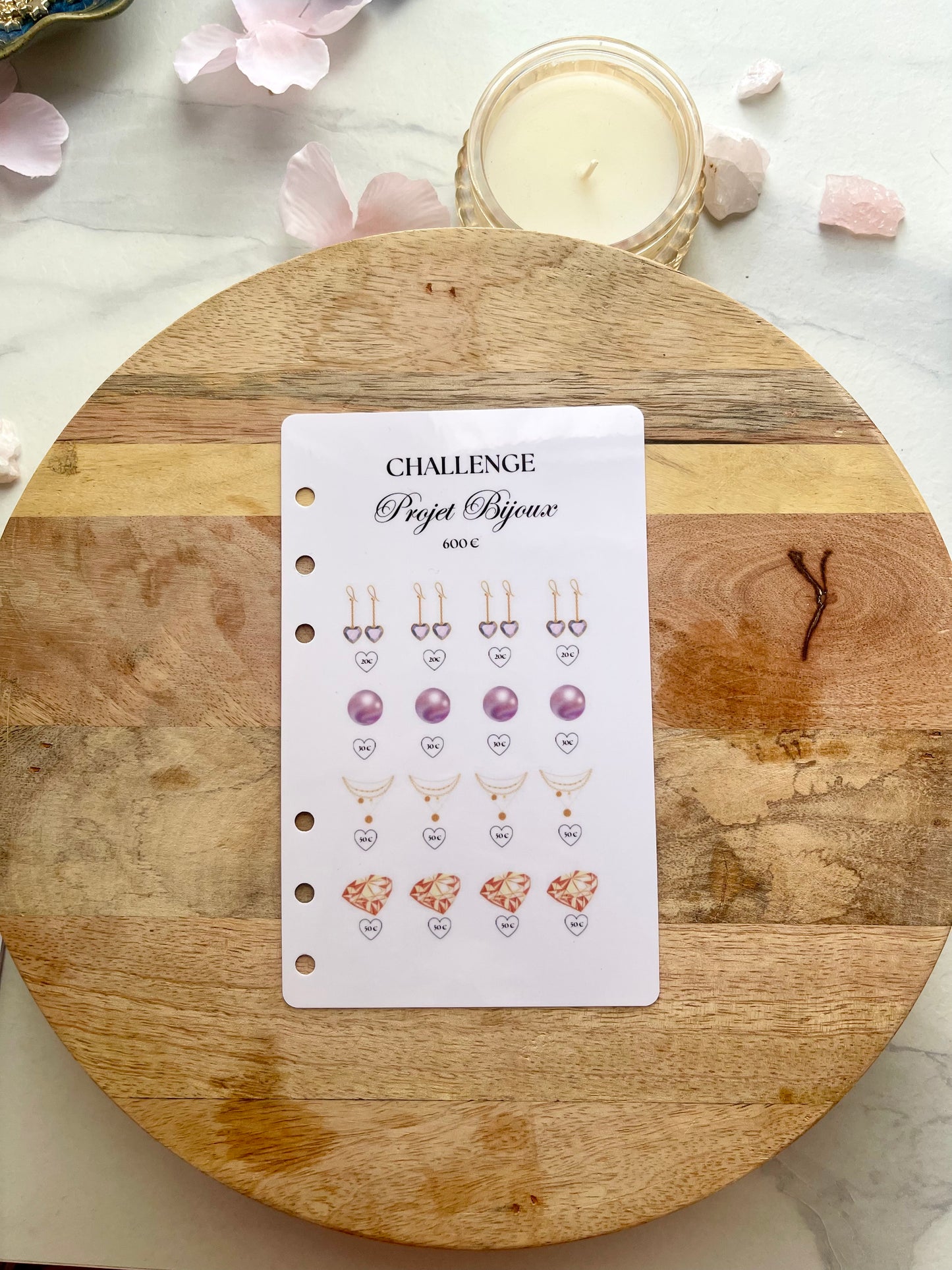 ⭐️ Tracker Challenge - " Projet Bijoux 600€ "