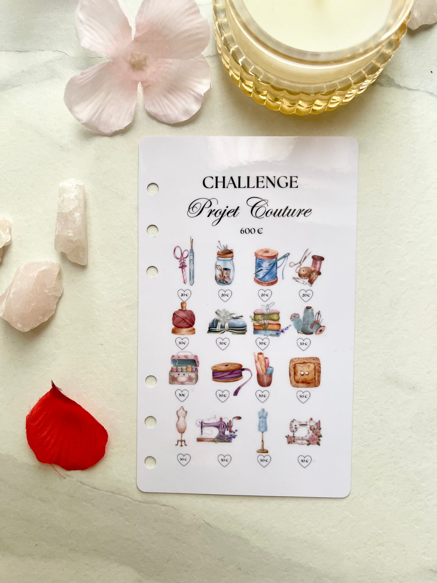⭐️ Tracker Challenge - " Projet Couture 600 euros "