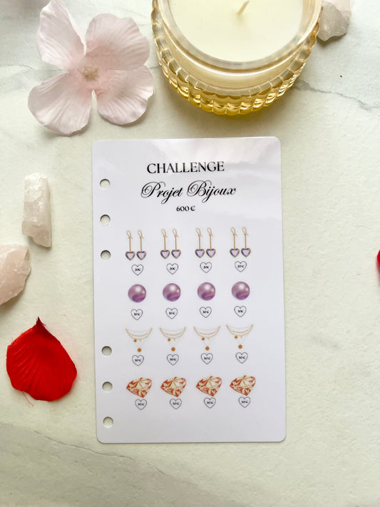 ⭐️ Tracker Challenge  -  " Projet Bijoux 600€ "