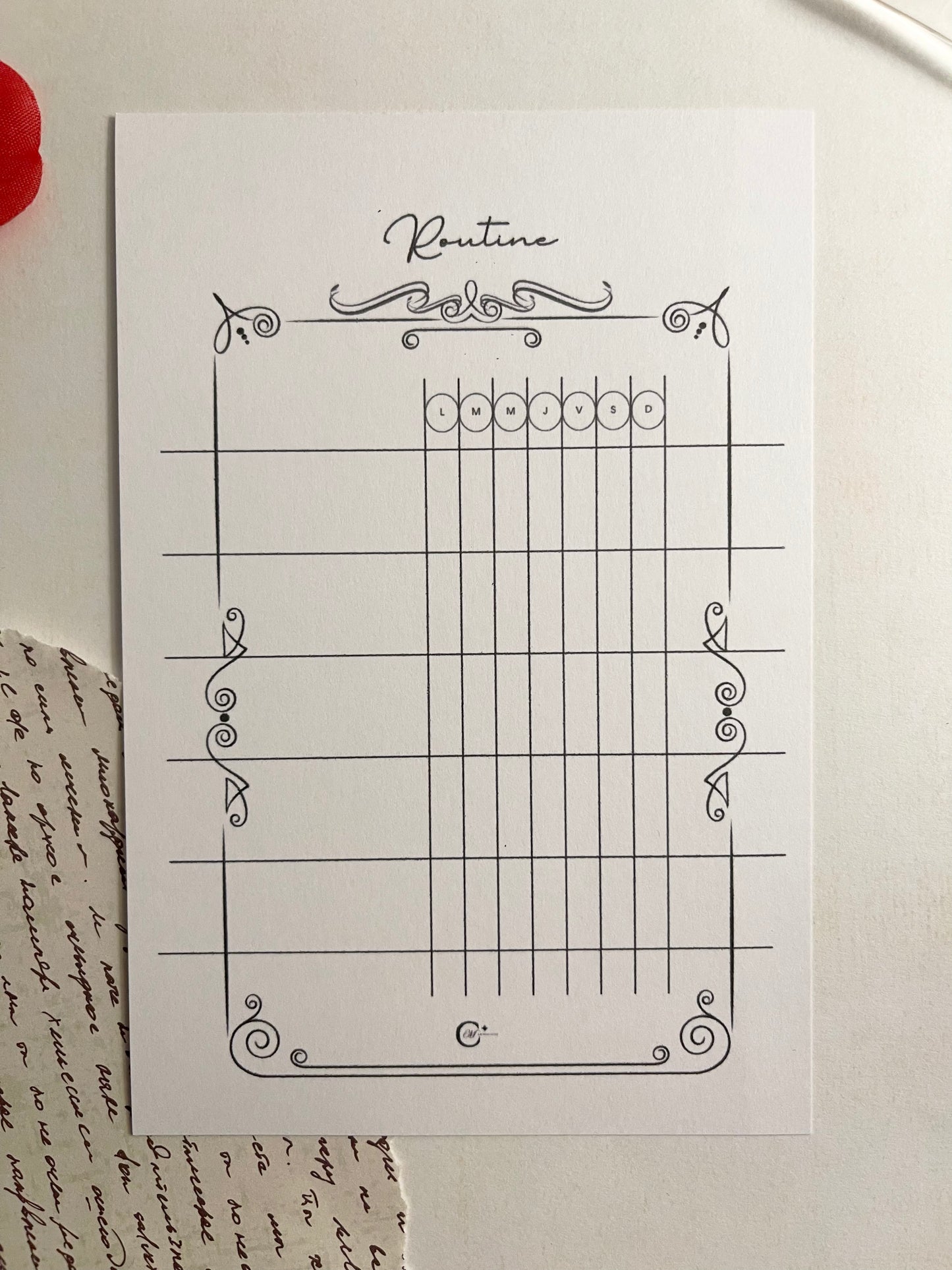 ⭐️ Organisez votre succès = ROUTINE - baroque