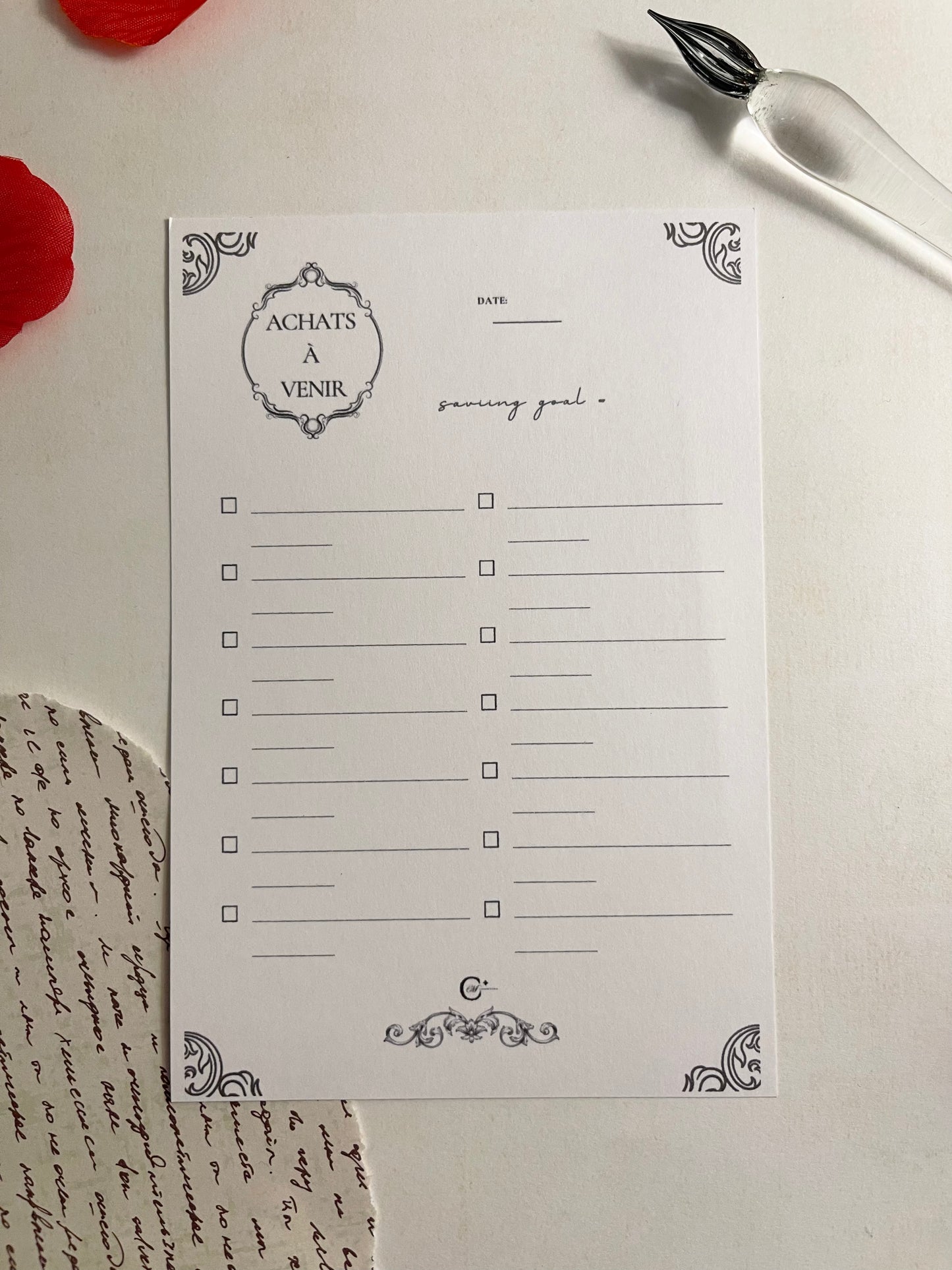 ⭐️ Organisez votre succès = ACHATS À VENIR - baroque