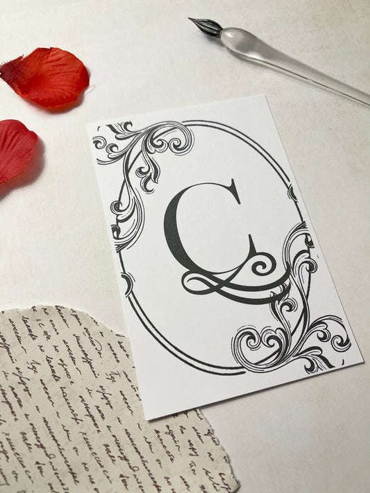 ⭐️ Organisez votre succès = " INITIAL " - Page SIGNATURE - baroque