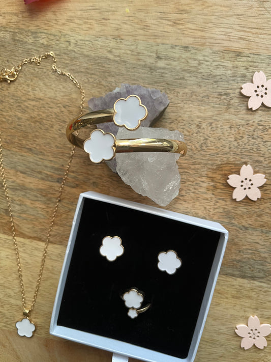 ⭐️ Parure De Bijoux - Style Blanc