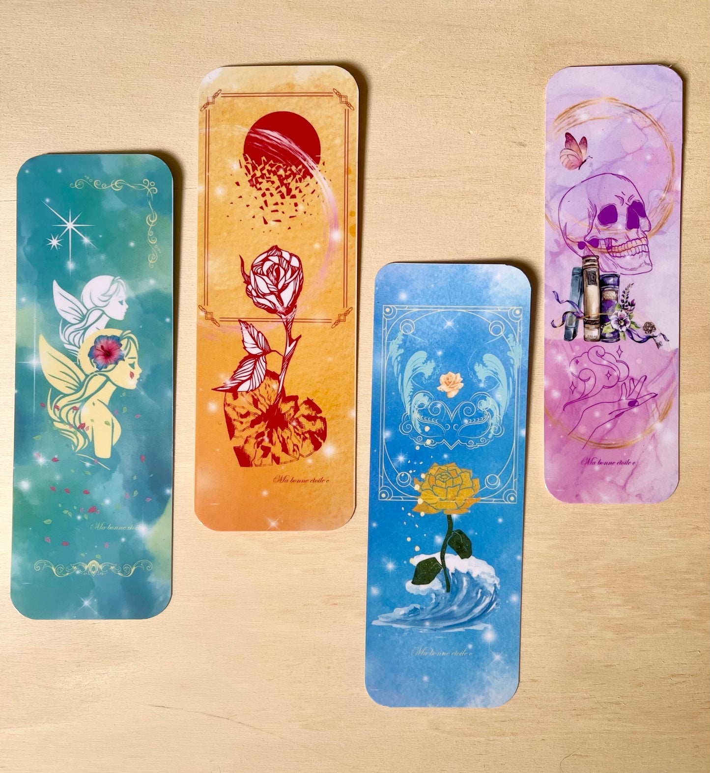 ⭐️ Lot de 4 marque pages " Créa - ART "