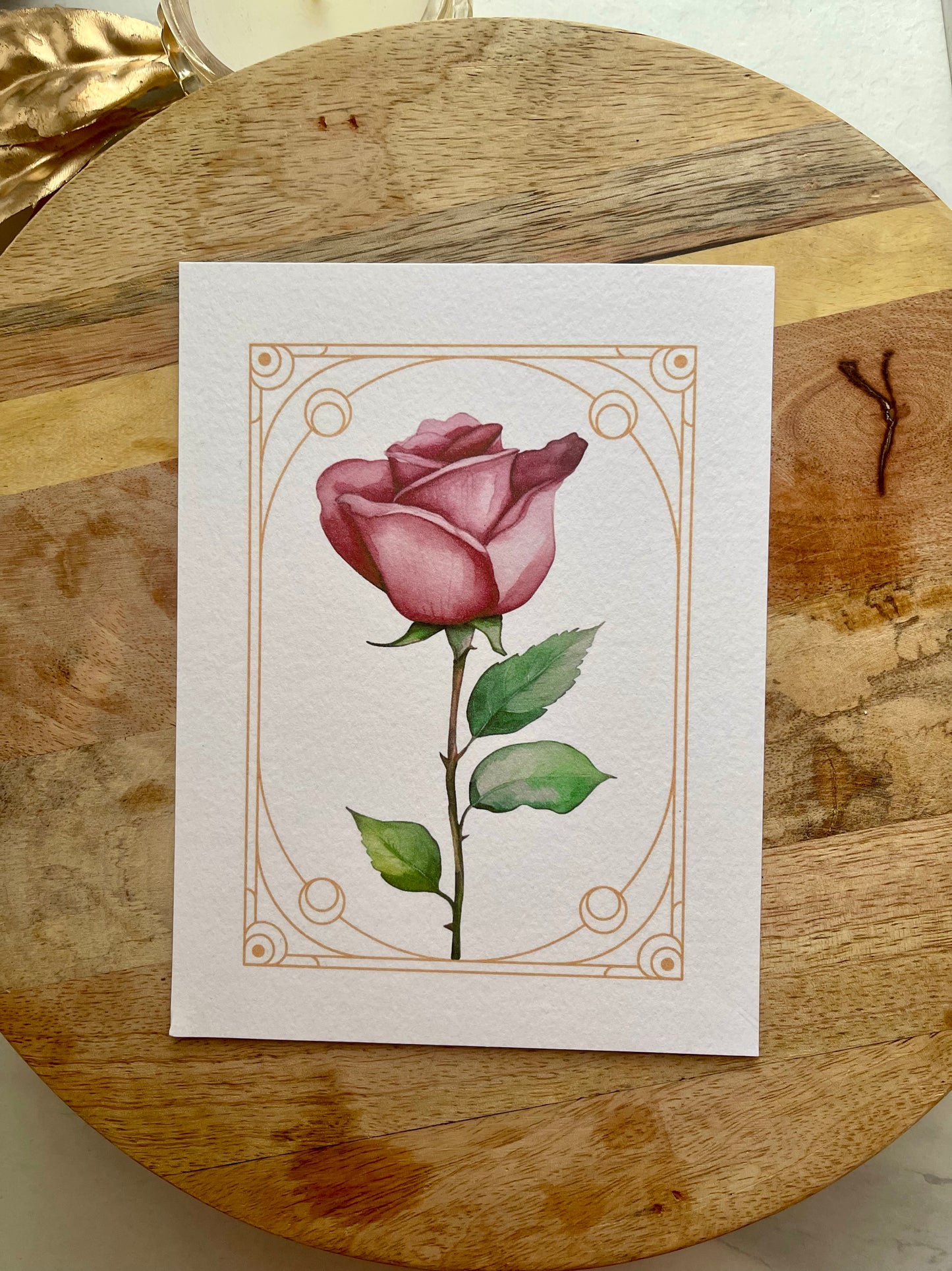 ⭐️ Illustration " Le coeur de rose "