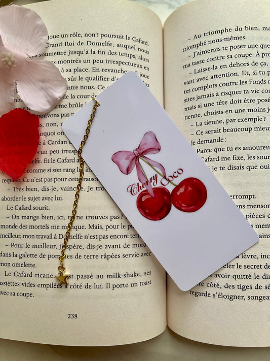 ⭐️ Marque page " Cherry coco "