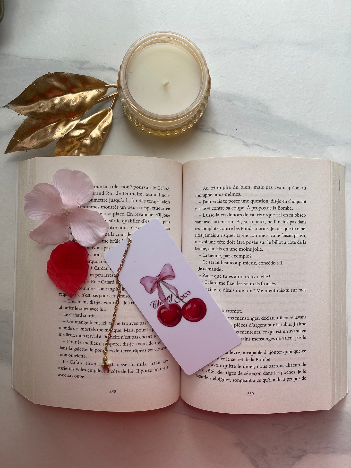 ⭐️ Marque page " Cherry coco "