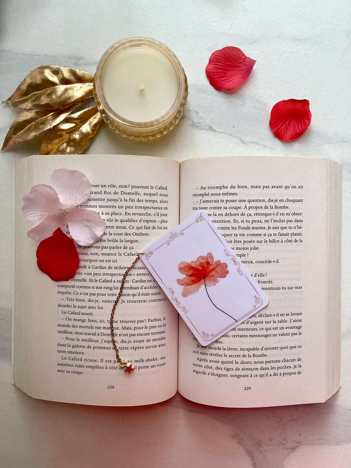 ⭐️ Marque page " Ambre Unique  "