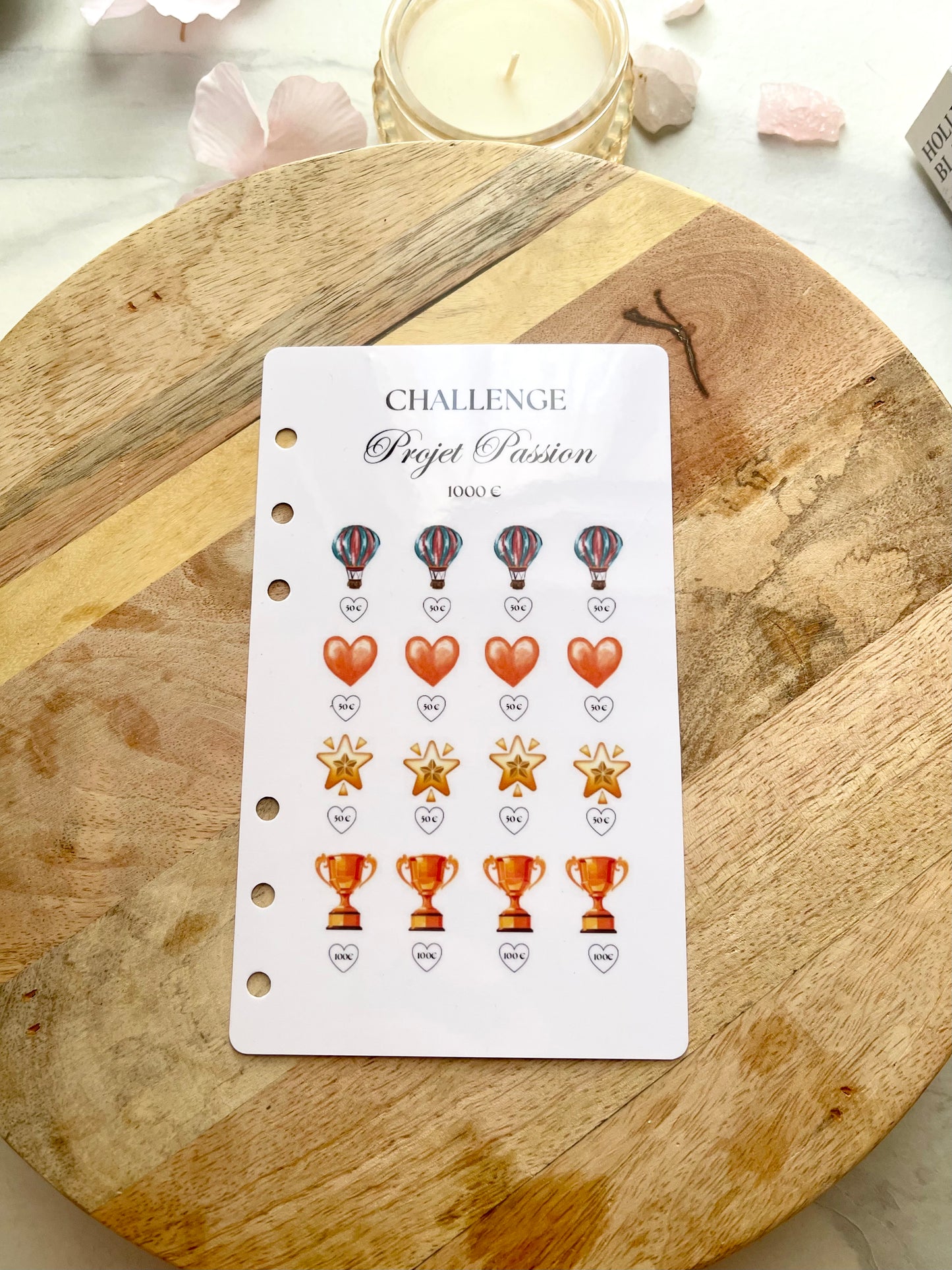 ⭐️ Tracker Challenge  -  " Projet passion 1000 euros "