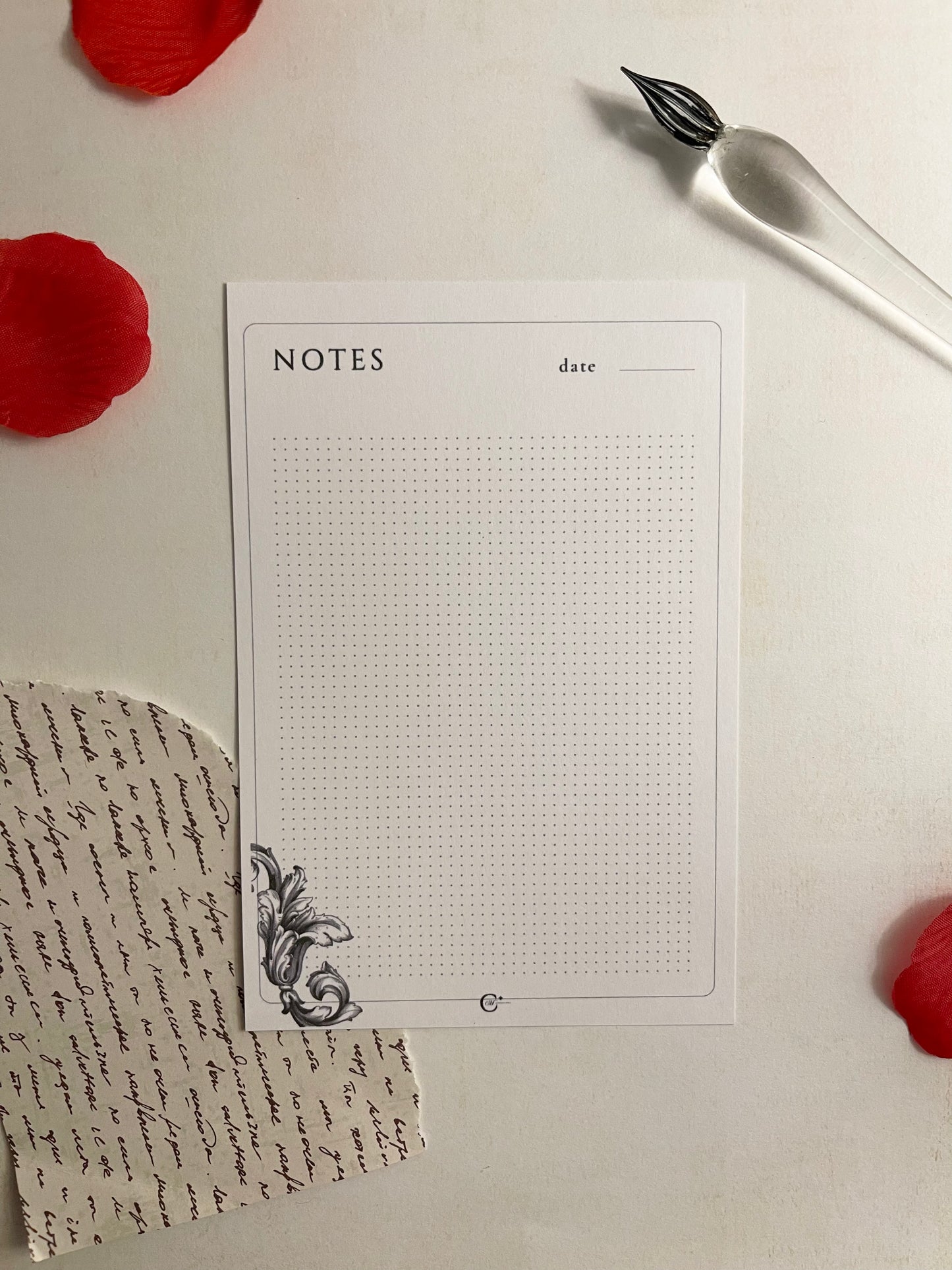 ⭐️ Organisez votre succès = NOTES pointillées - baroque
