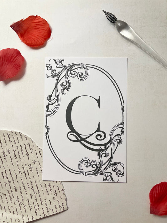 ⭐️ Organisez votre succès = " INITIAL " - Page SIGNATURE - baroque