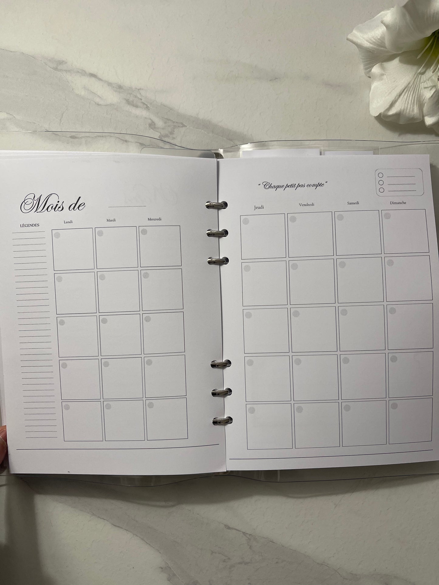 ⭐️ Planner Challenge - 3 mois non datés