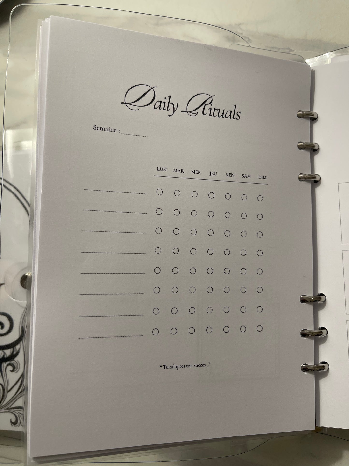 ⭐️ Planner Challenge - 3 mois non datés