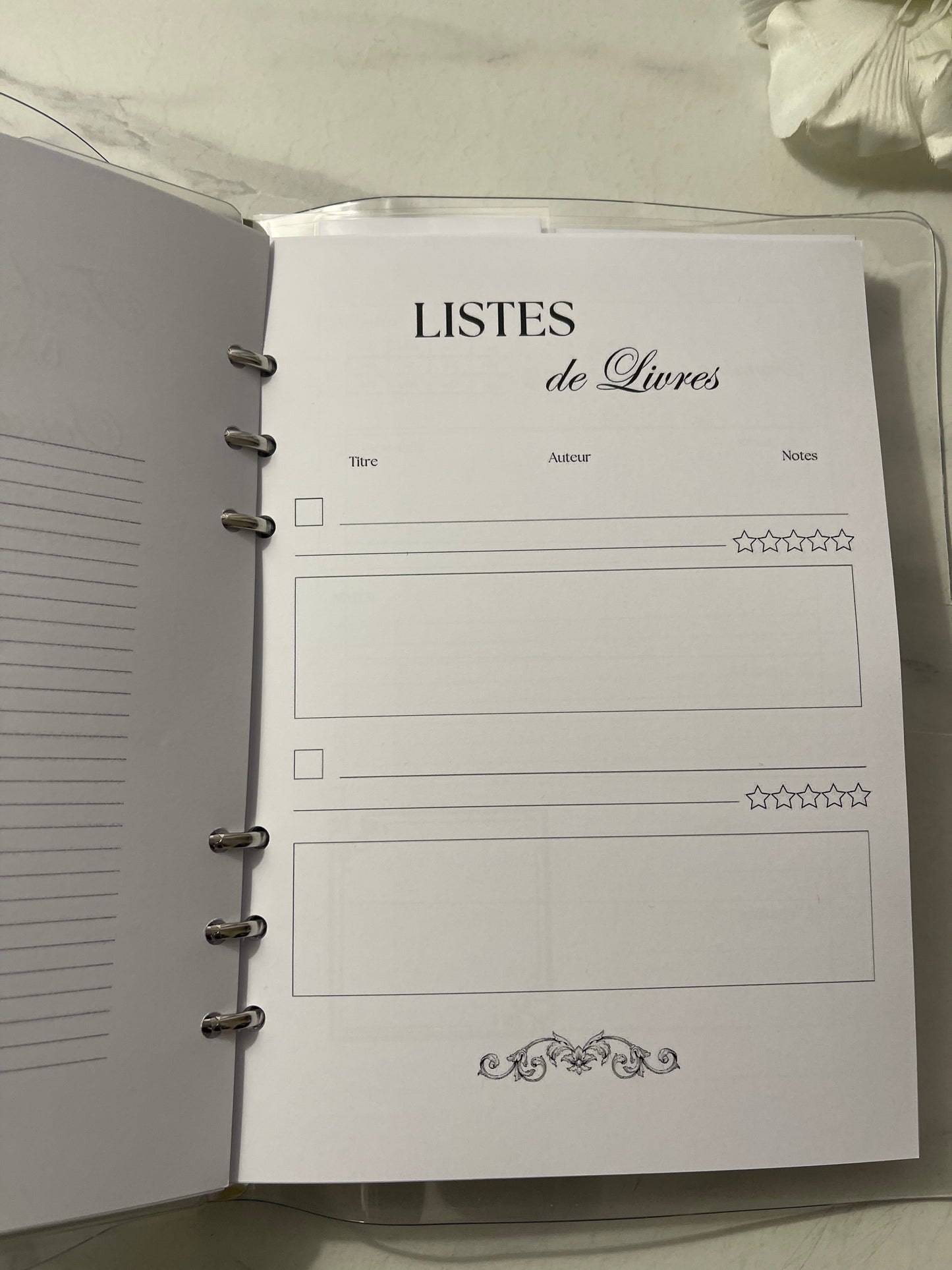 ⭐️ Planner Challenge - 3 mois non datés