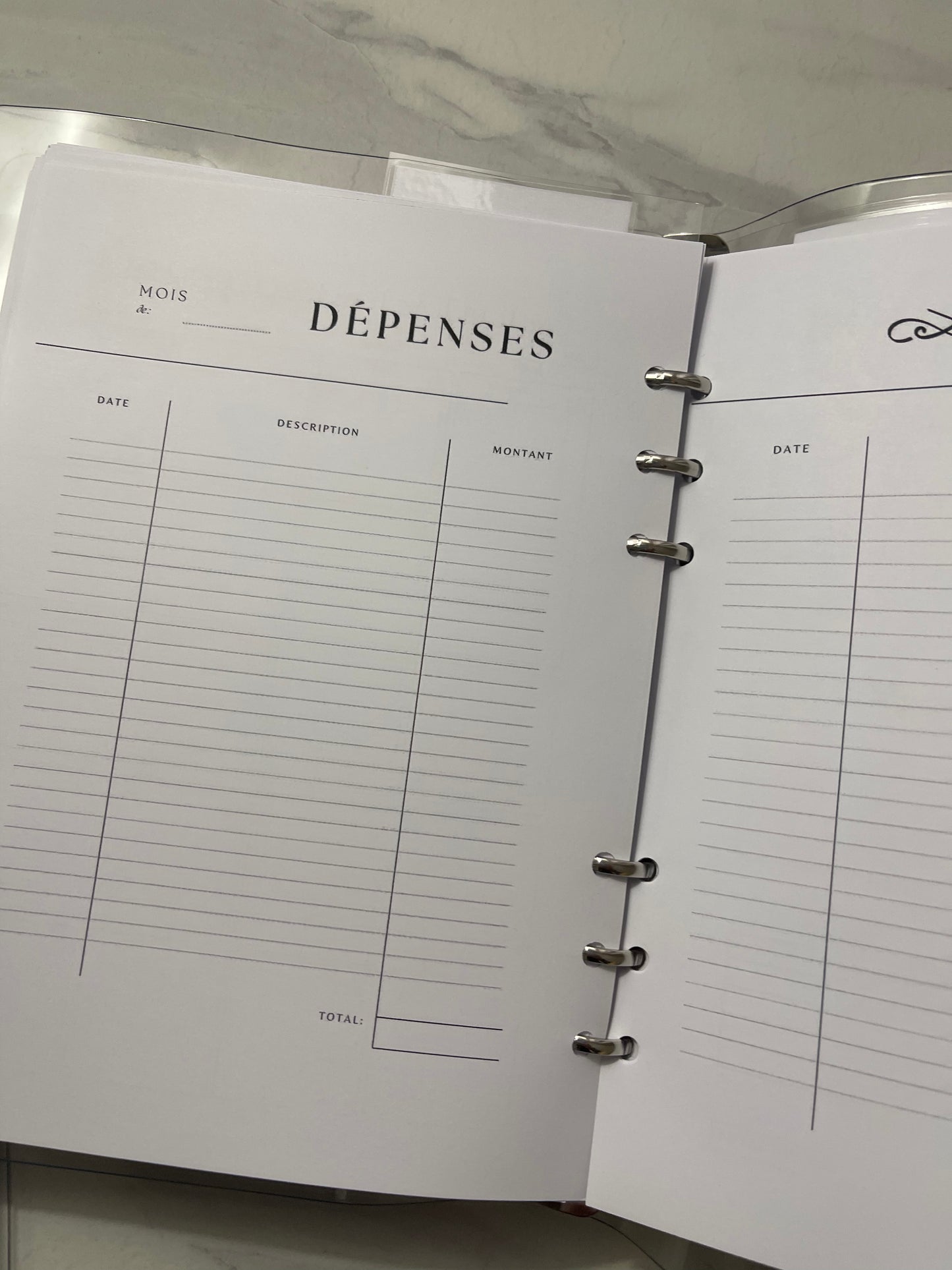 ⭐️ Planner Challenge - 3 mois non datés