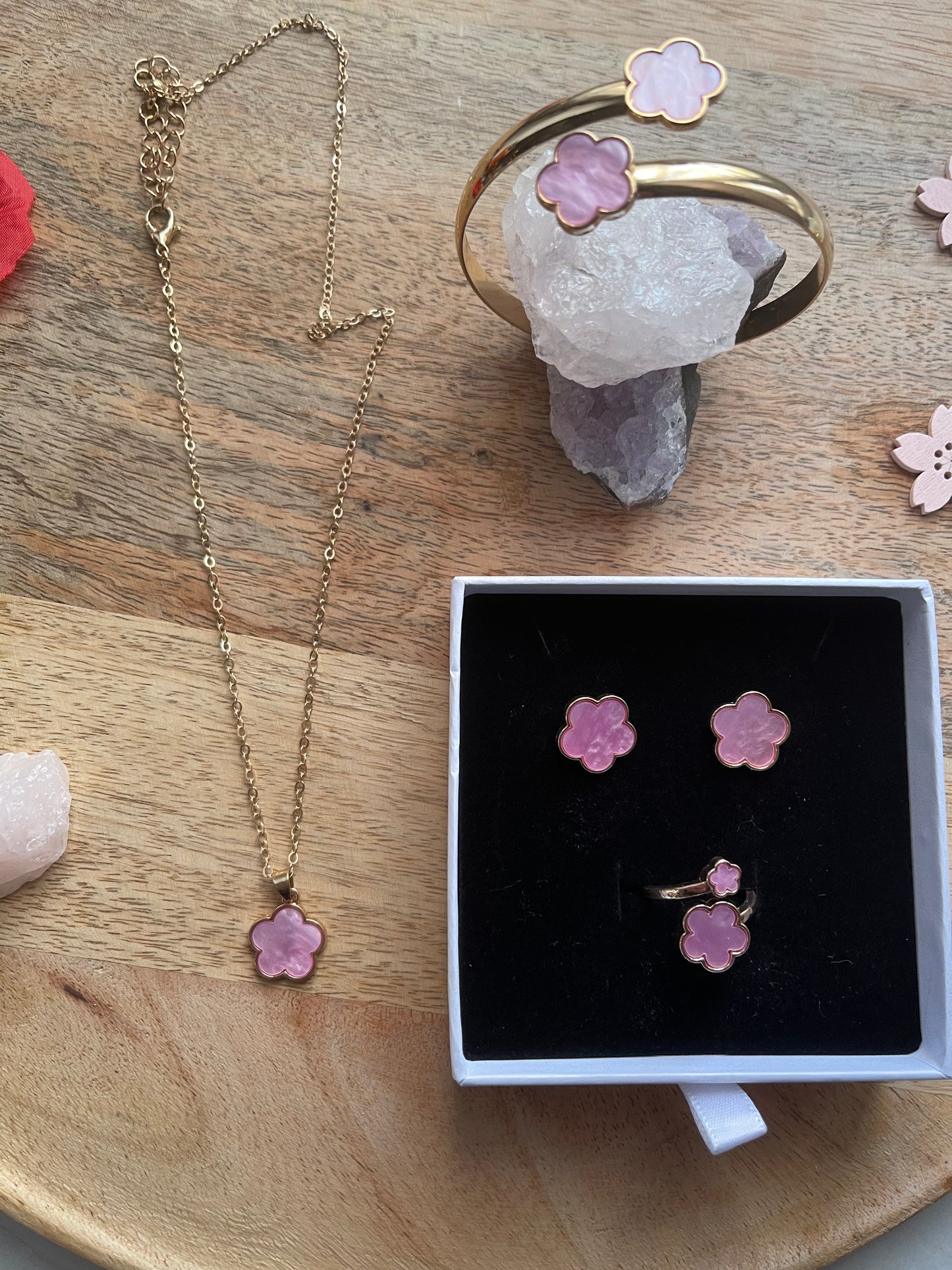 ⭐️ Parure de bijoux doré - Style Lila