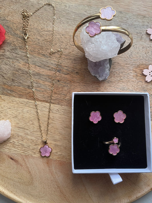 ⭐️ Parure de bijoux doré - Style Lila